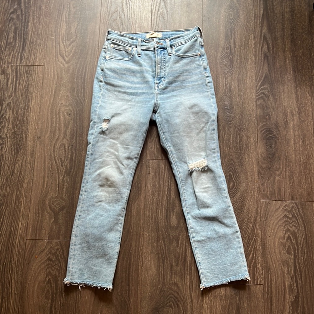 Madewell The Petite Perfect Vintage Jean in Coffey Wash: Worn-In Edition